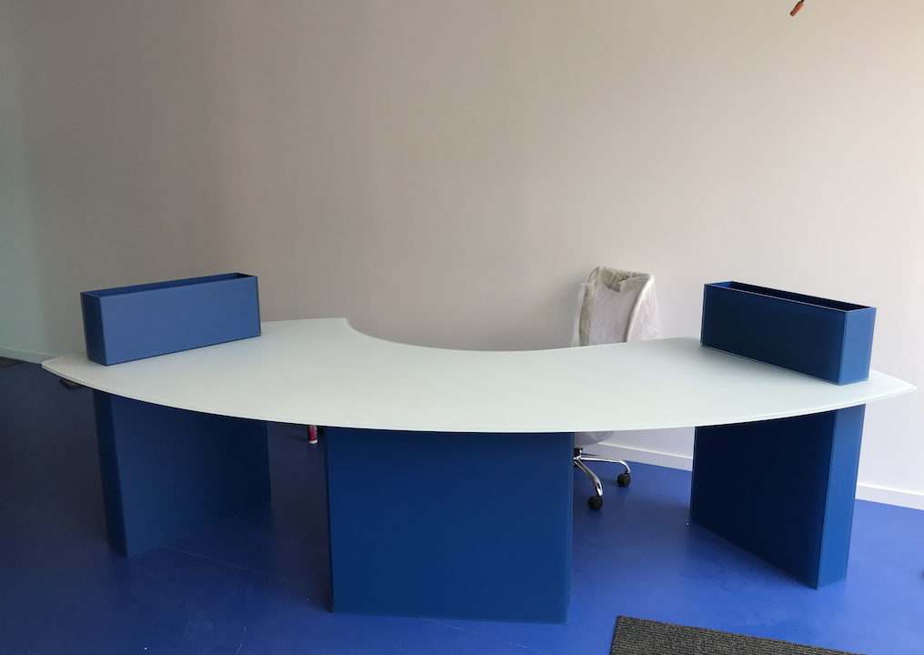 Bureau en verre